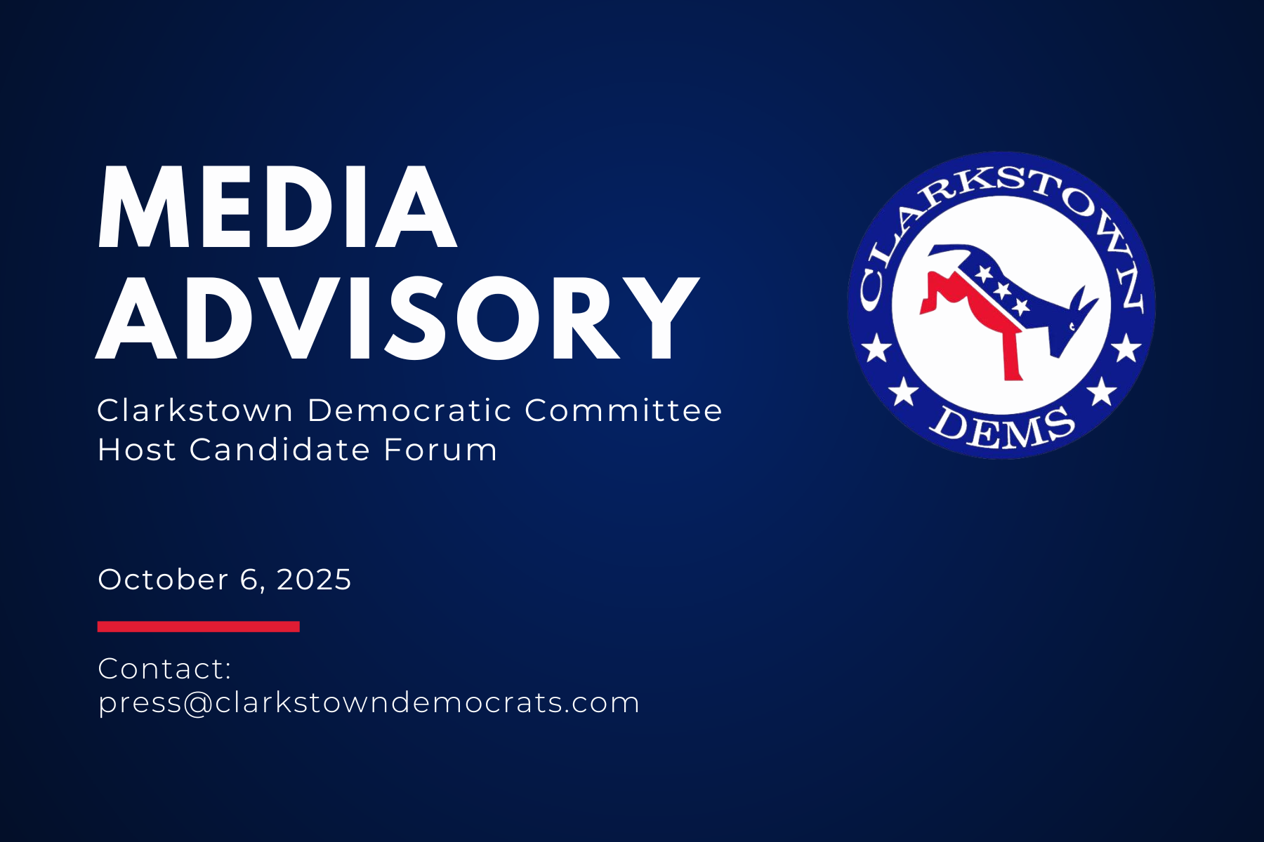 Clarkstown Democratic Committee Host Candidate Forum