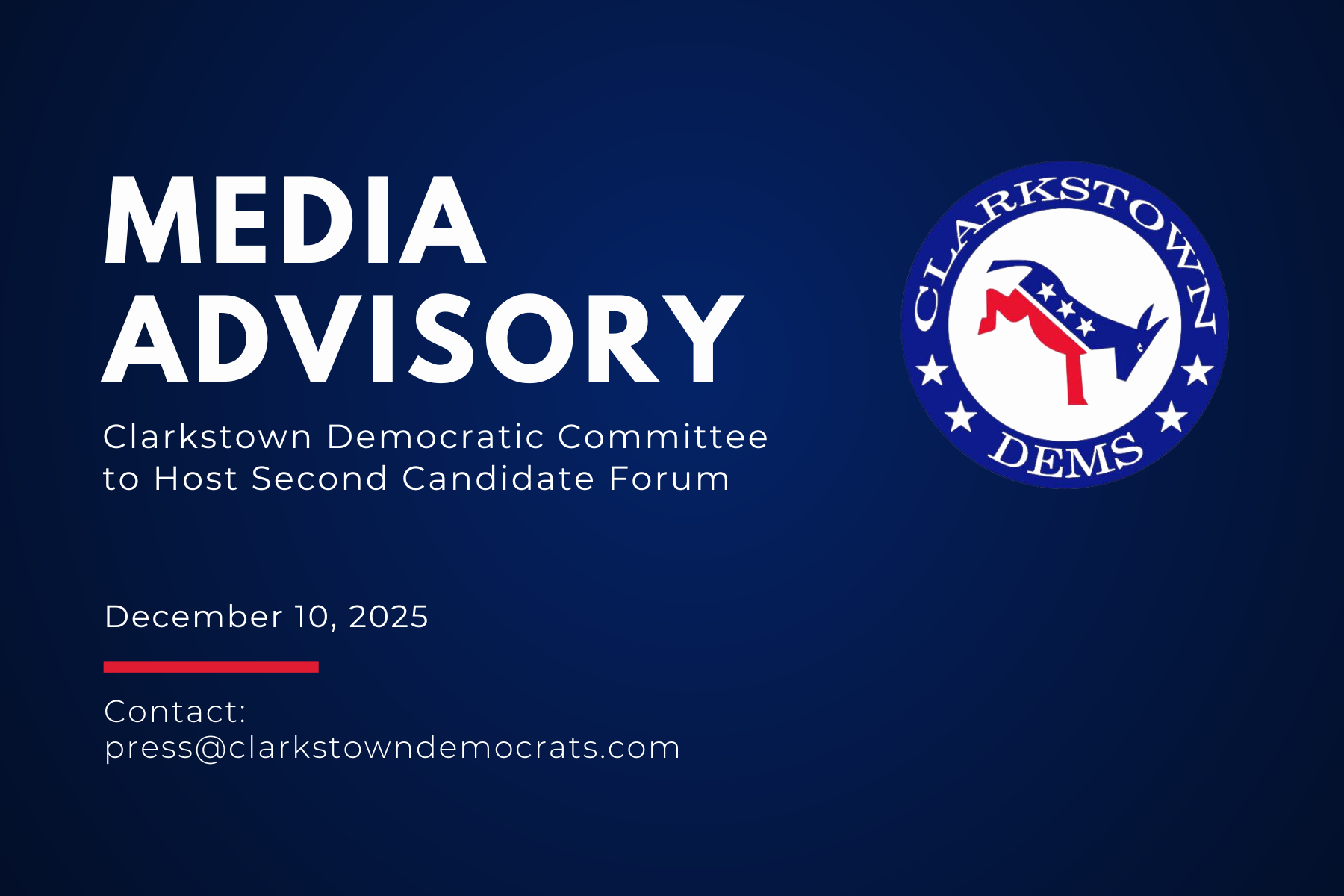 Clarkstown Democratic Committee Host Second Candidate Forum