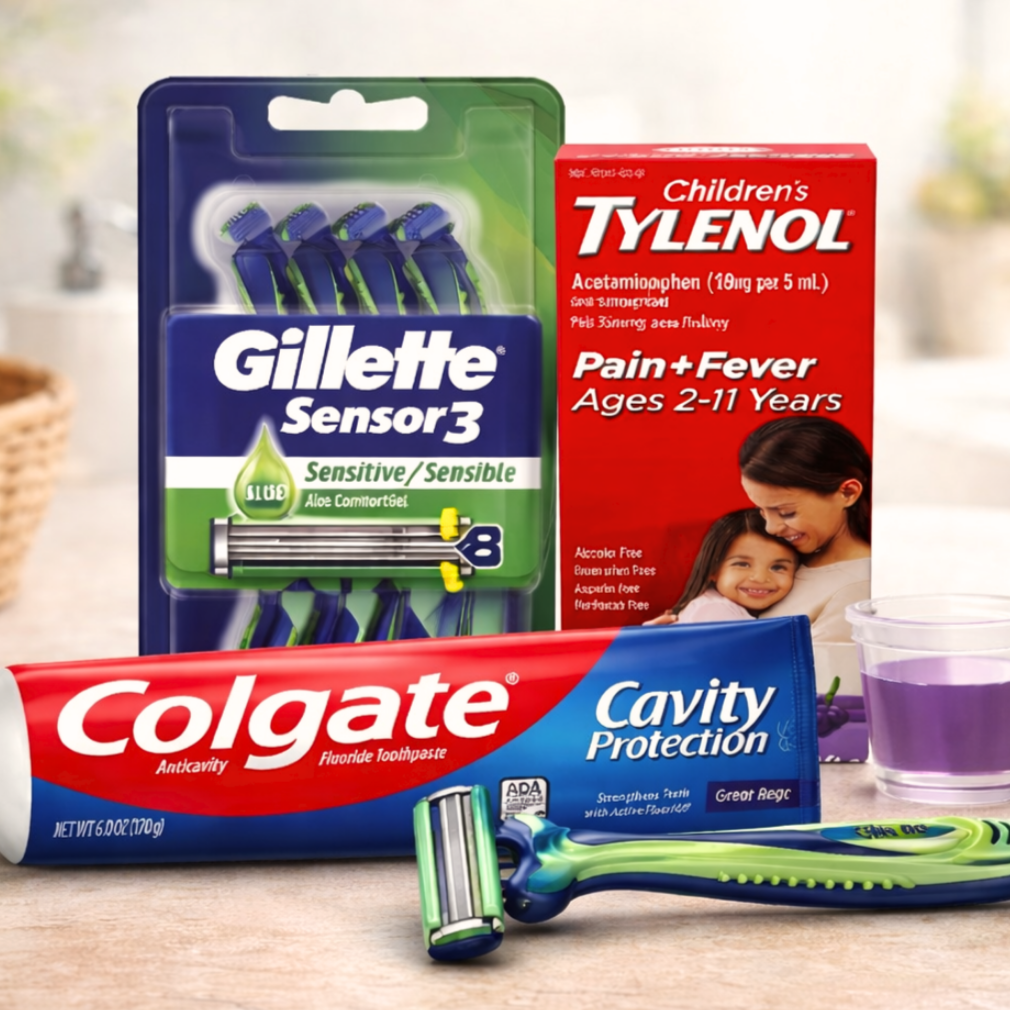 Personal items razors, tampons, Tylenol available at local grocery store near me in Shasta Lake Farmers Marketplace