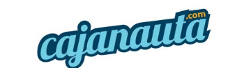 Cajanauta.com logo in blue and yellow text with a stylized design