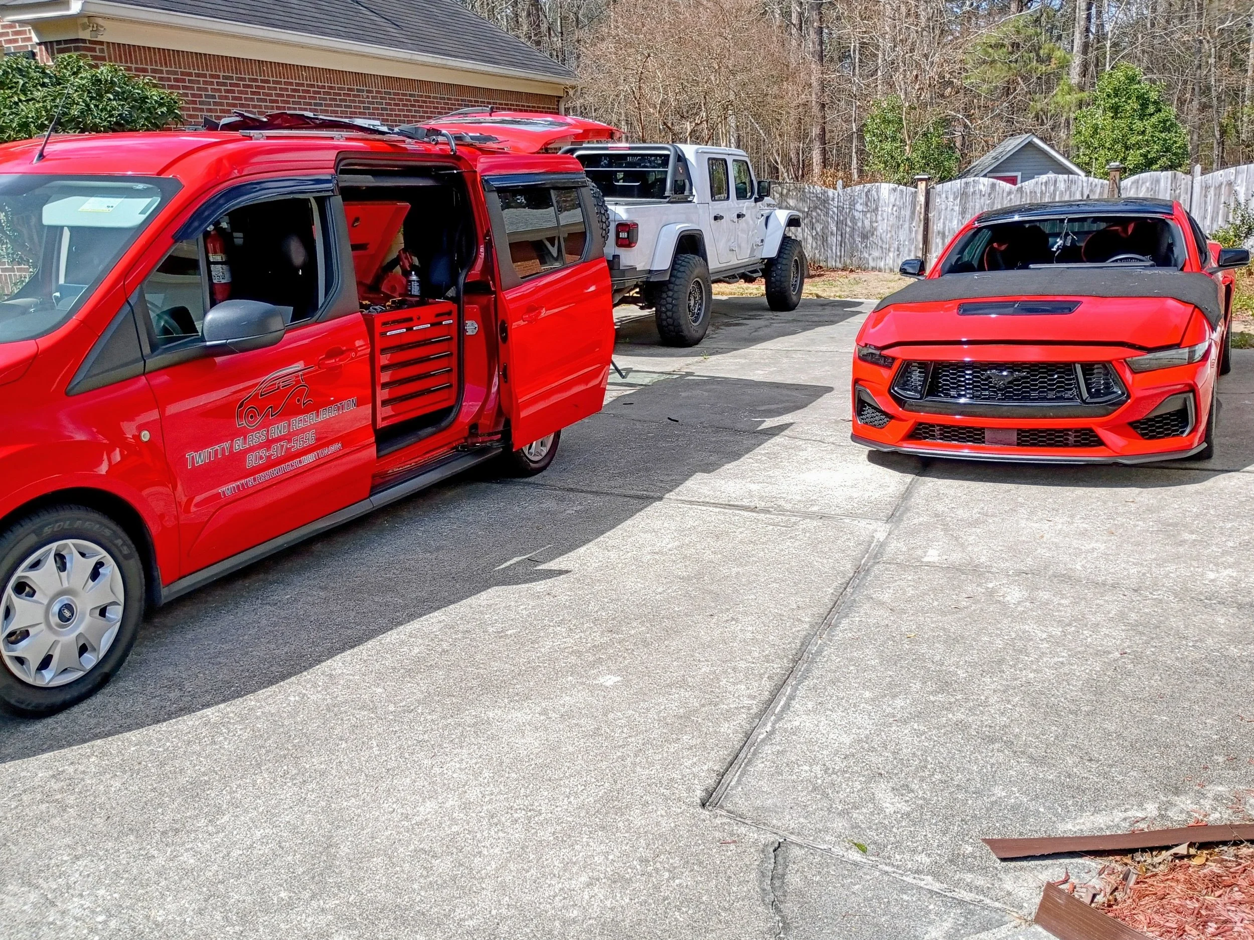 Windshield replacement in Camden SC by Twitty Glass and Recalibration