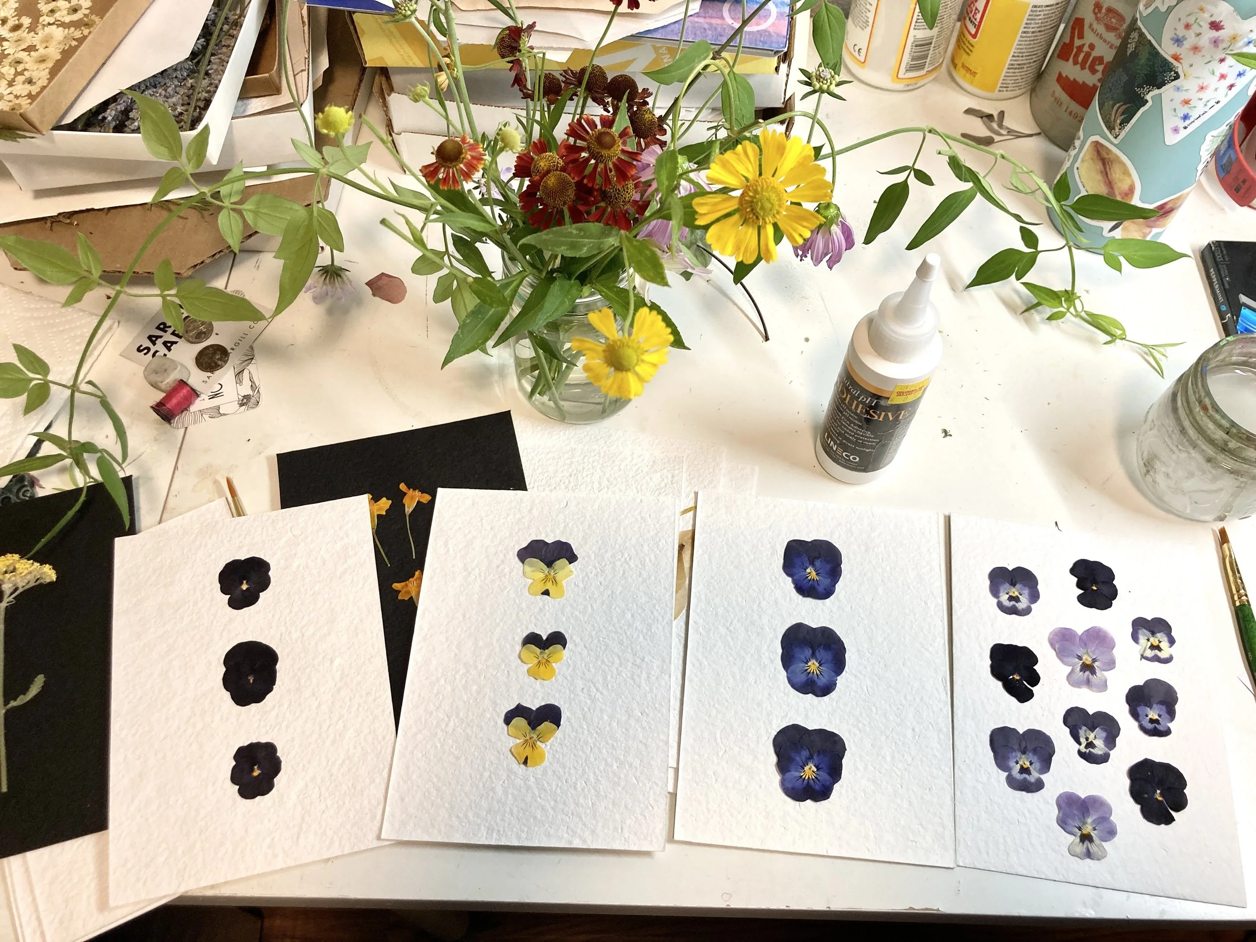 Crafting with Pressed Flowers with Guest Artist Bri Rossi