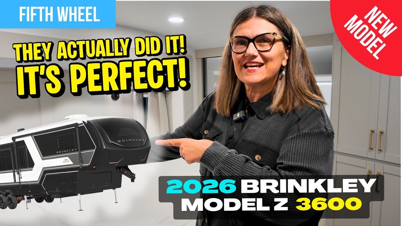 DON'T Buy a 5th Wheel Until You See the 2026 Brinkley Model Z 3600!