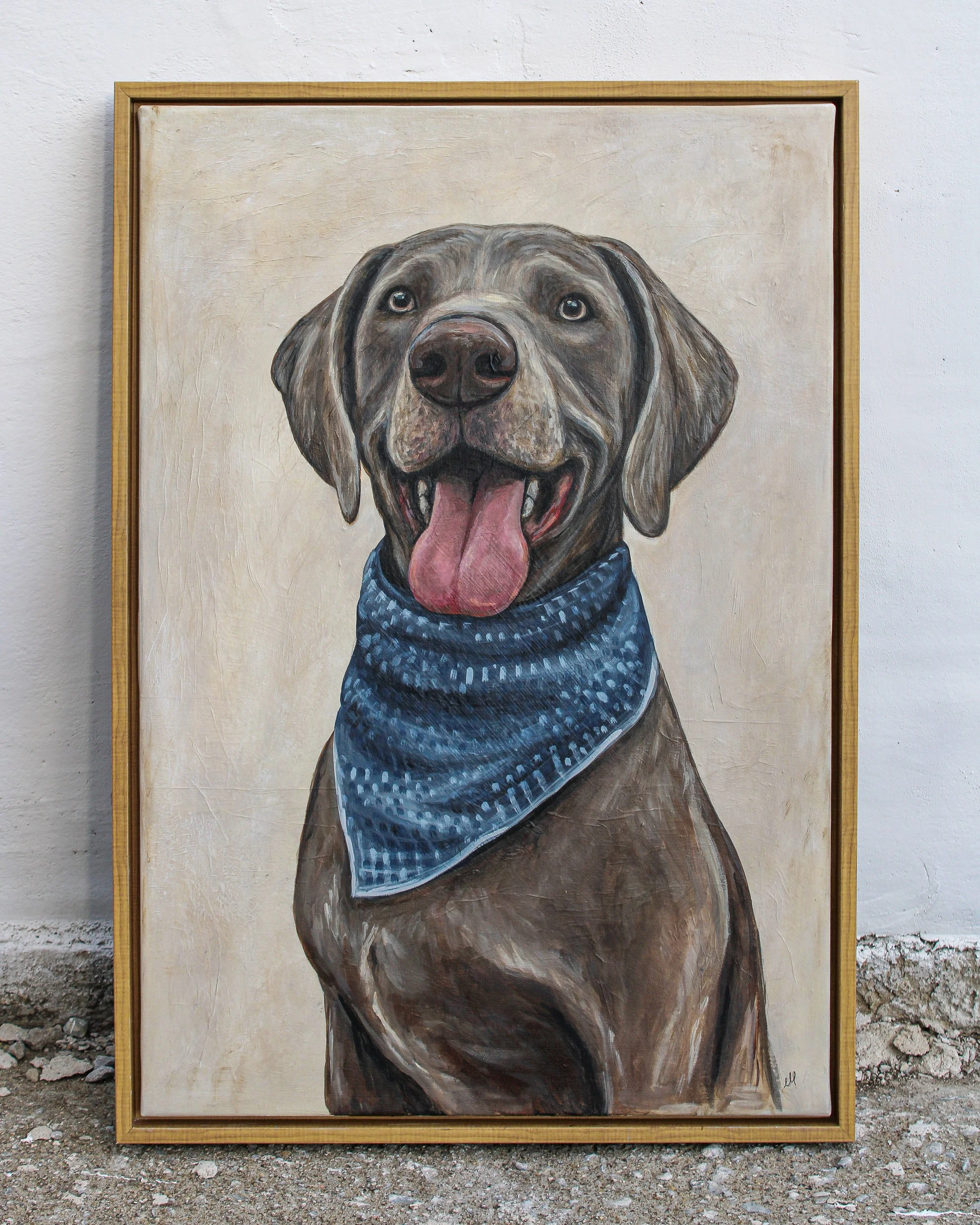 Canvas Paintings: Custom Pet Portraits