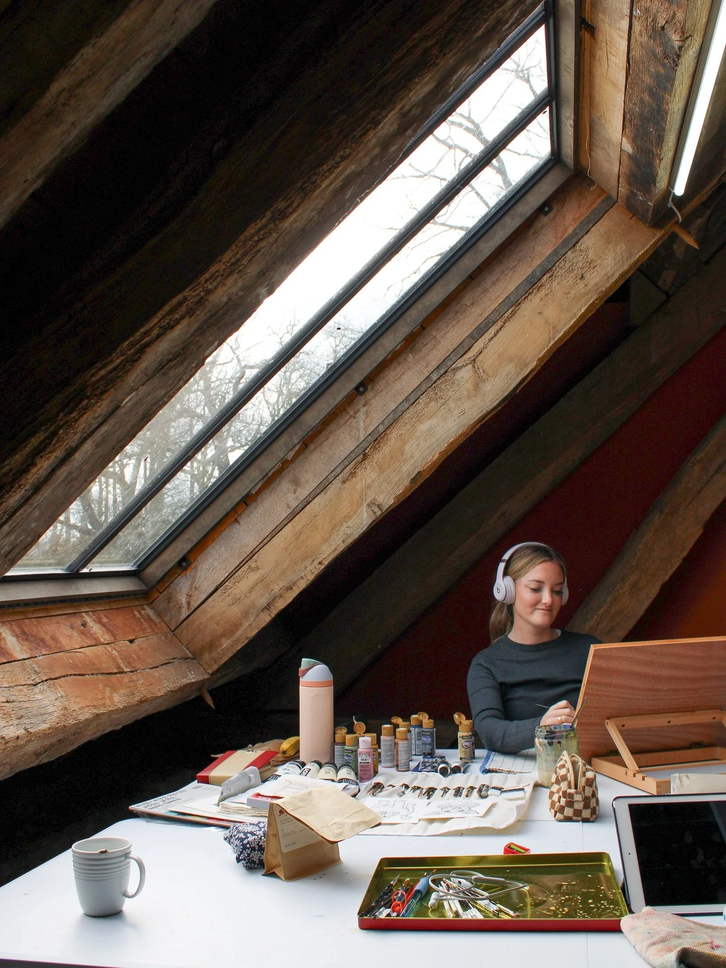 In the studio ☀️🎨