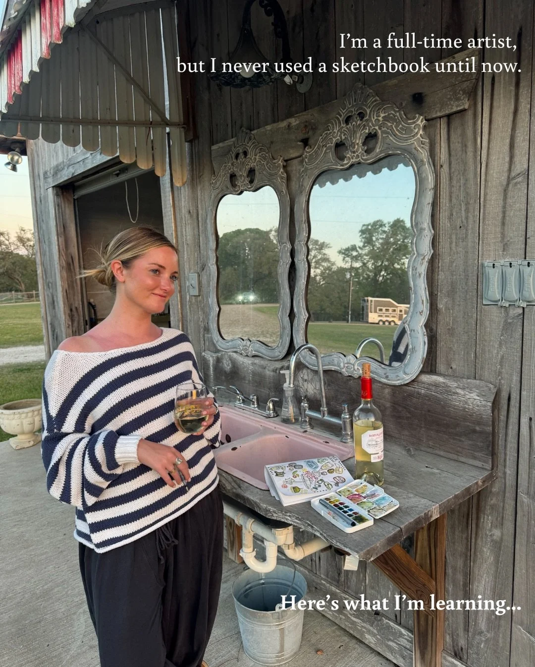 Just me and my sketchbook journey 👩🏼&zwj;🎨✍🏻

Learning how to practice presence while also building my skills