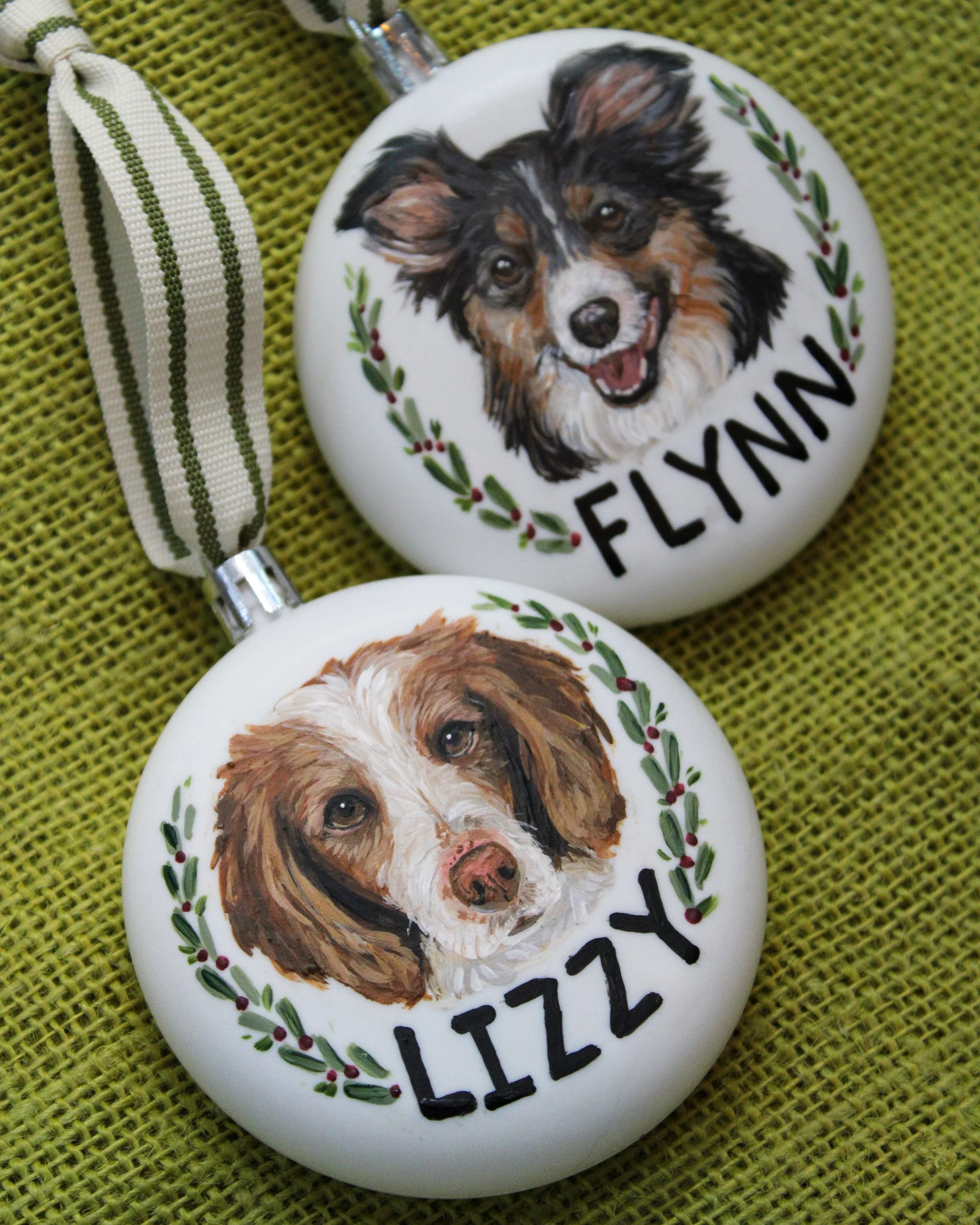 Ornaments: Custom Pet Portraits