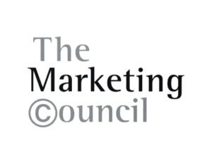 Text reading 'The Marketing Council' with 'The' in gray, 'Marketing' in black, and 'council' in gray