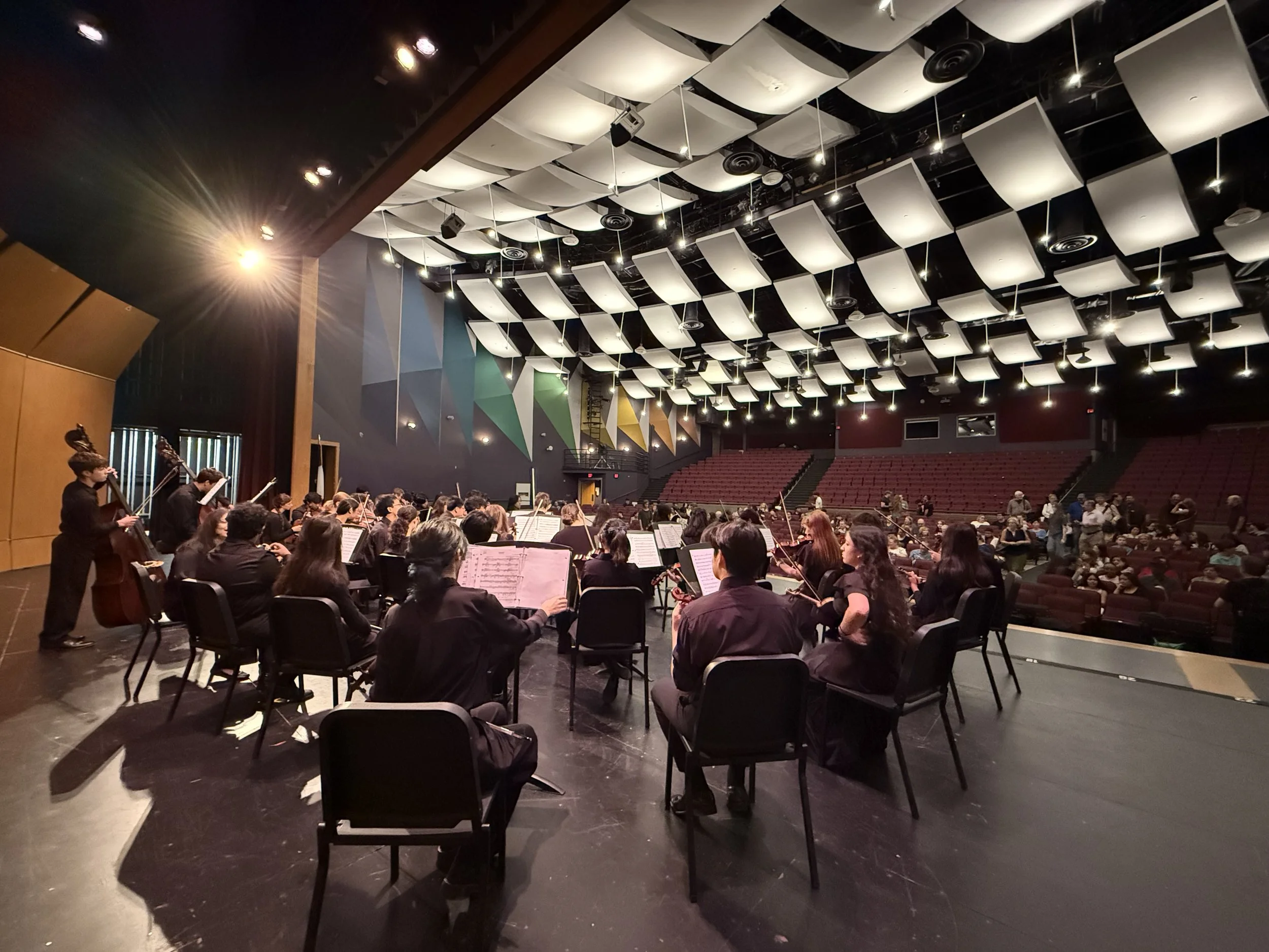 Outreach event with the Academy of St Martin in the Fields Chamber Ensemble at Ronald Reagan High School, October 13, 2025