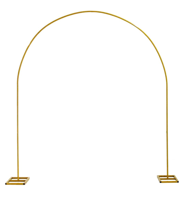 Gold Metal Arch, Circle Balloon Arch Stand