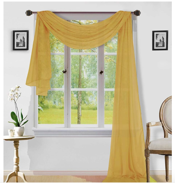 Window Scarf Valance Curtains