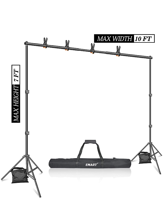 Photo Studio Adjustable Backdrop Stand.