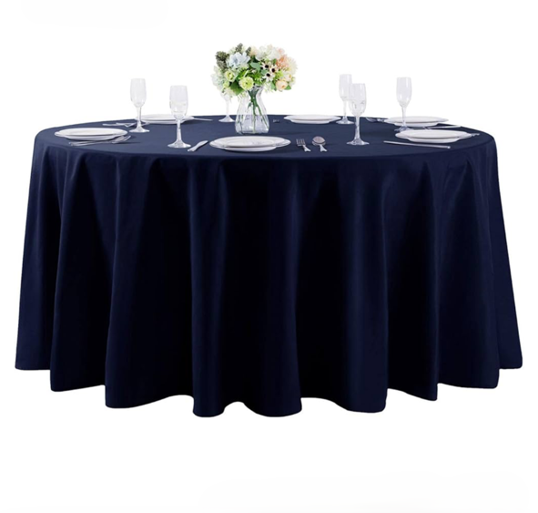 Round Tablecloth - Navy
