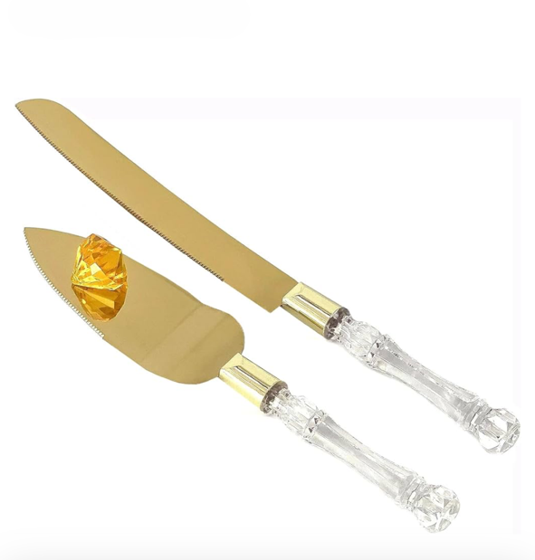Cake Knife and Server Set