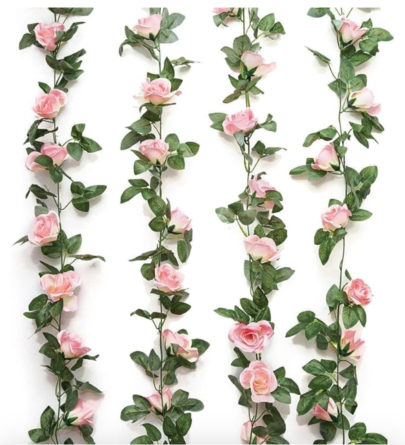 Rose Vine Garland Artificial Flowers