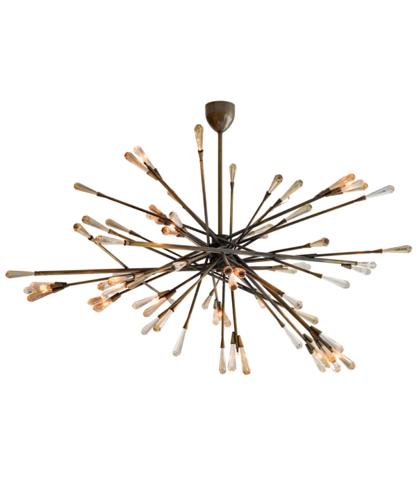 Glass Bars Chandelier