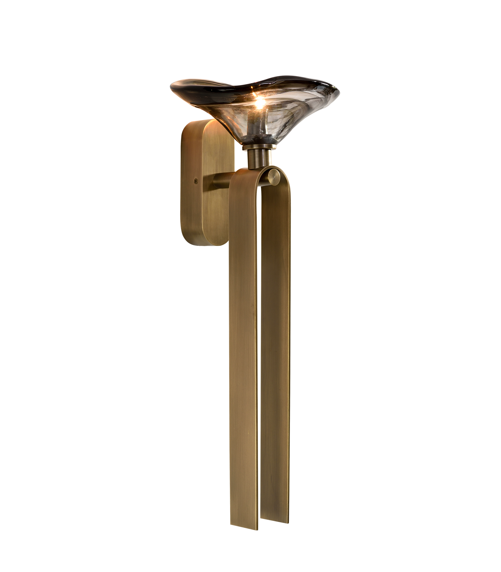 Smoky Glass Sconce