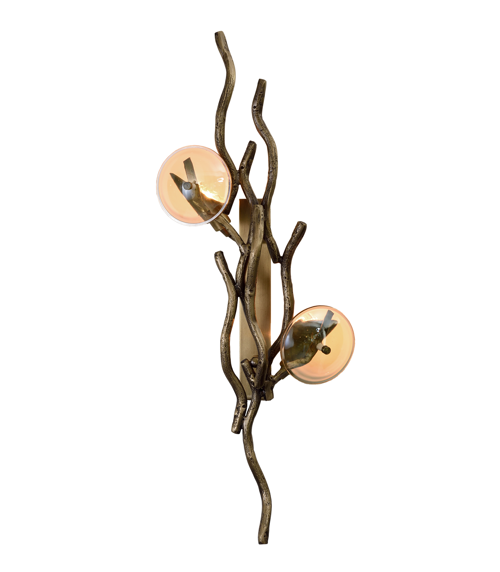 Branchy Sconce with Glass Globes