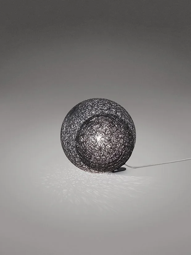 Mayuhana Black Mini Table Lamp by Toyo Ito