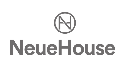 NeueHouse logo with a stylized 'N' inside a circle above the brand name.
