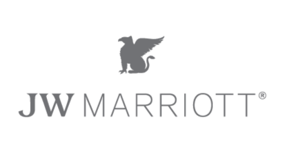 JW Marriott logo with a dragon mascot above the text.