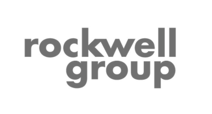 Rockwell Group logo in gray text