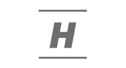 Chemical symbol for hydrogen with a horizontal line above and below it.