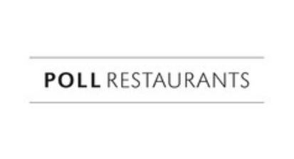 Poll Restaurants logo with black text on a white background