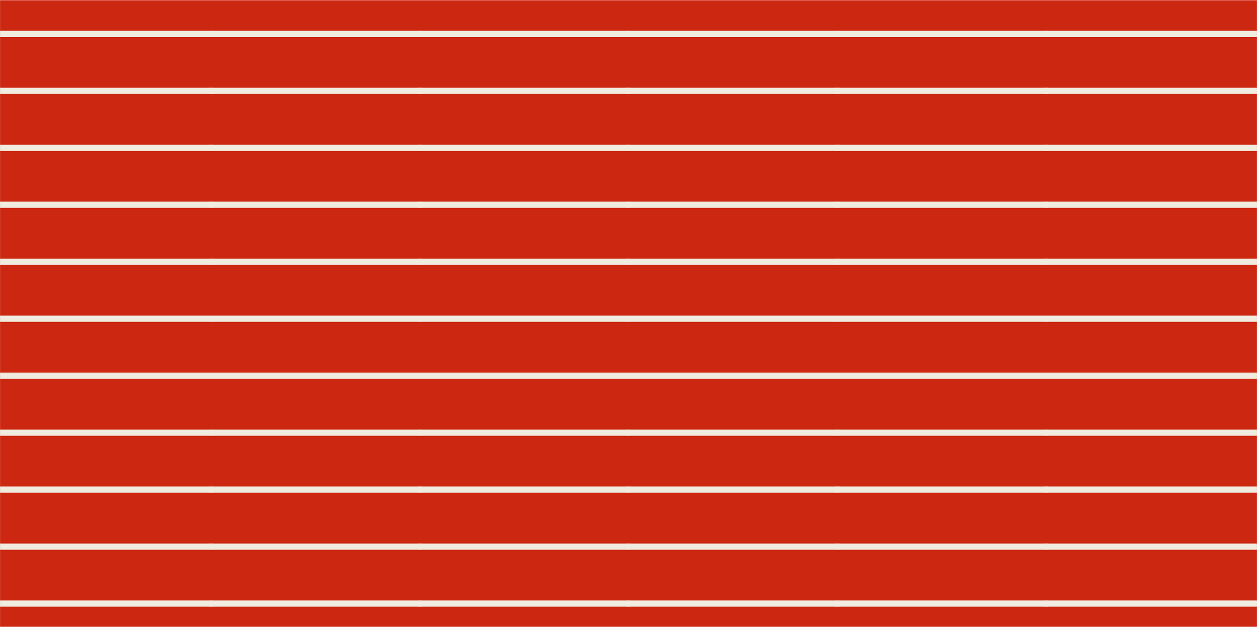 Close-up of a red and white striped surface, possibly a sports track or similar surface with multiple horizontal red and white stripes.