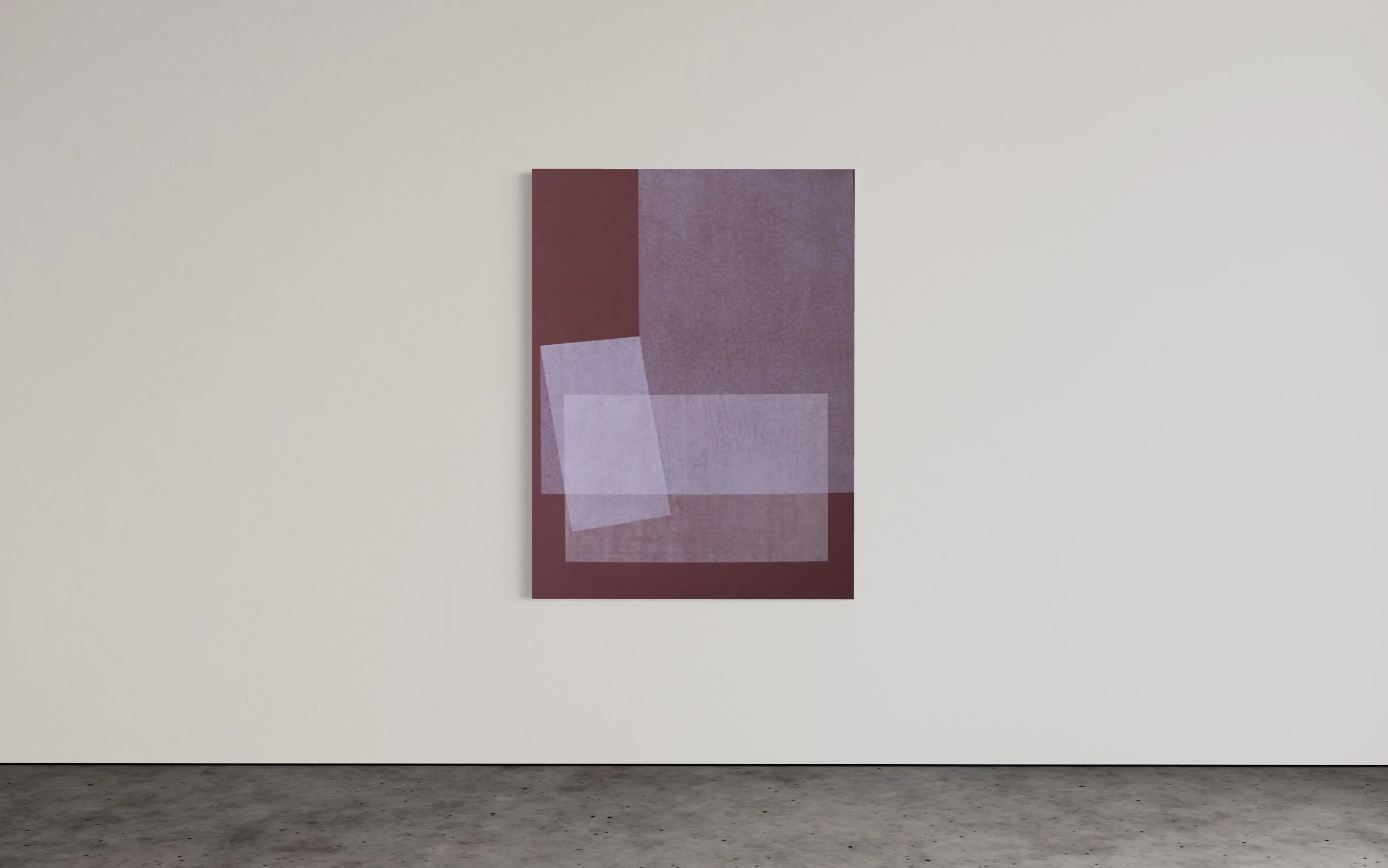 I'VE GOT GAME / 2026 / Color paper on canvas / 48 x 30