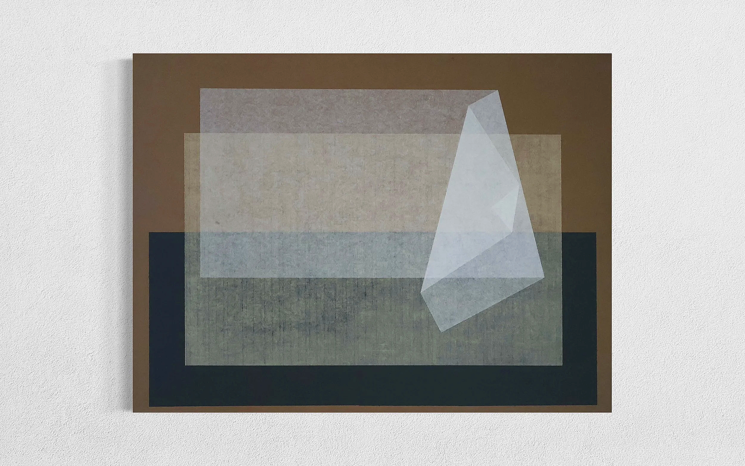 EVIDENCE NONETHELESS OF LIFE / 2026 / Color Paper on Canvas / 30 x 40