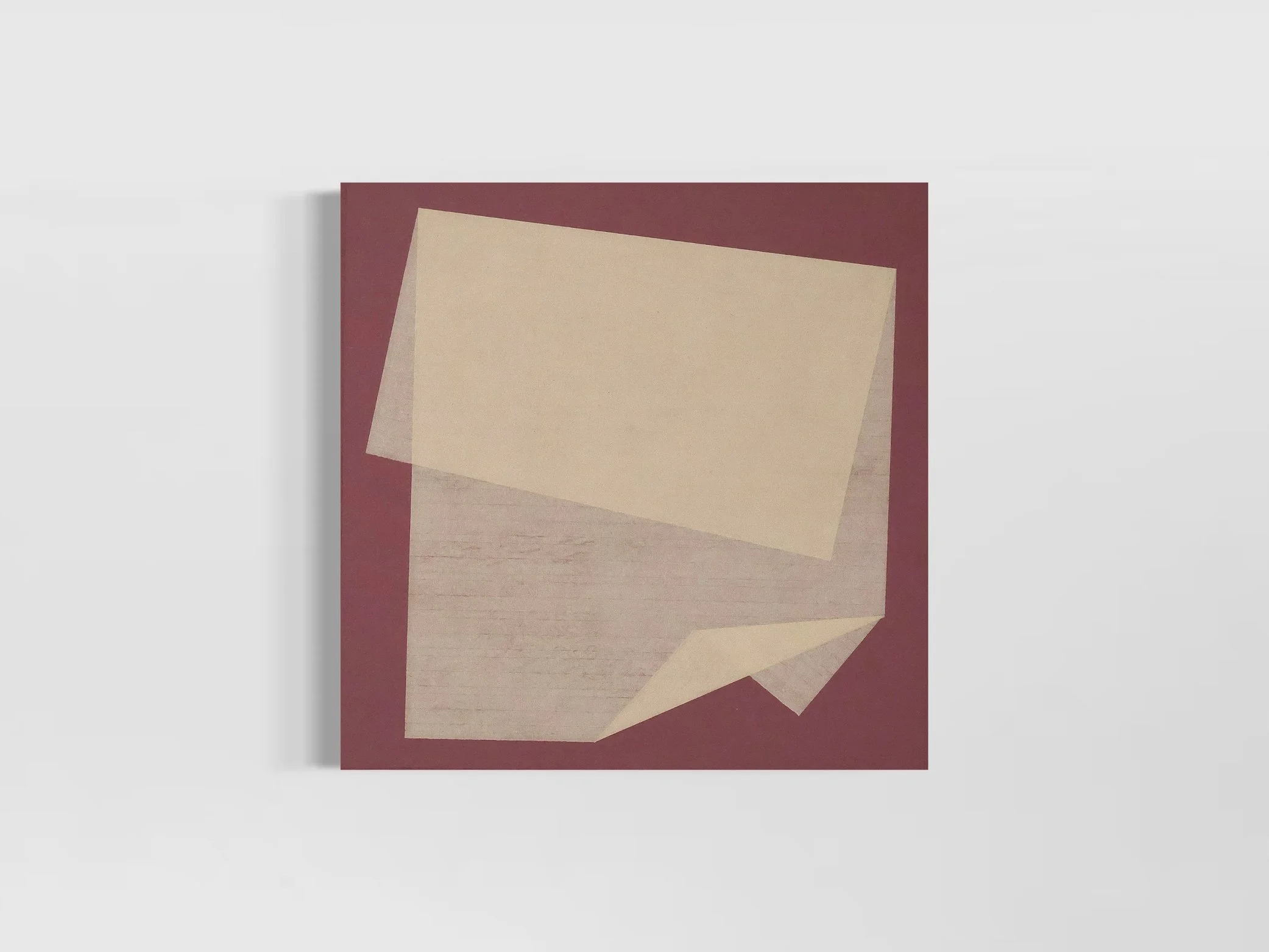 IN MY PLACE / 2026 / Color Paper on Canvas / 24 x 24