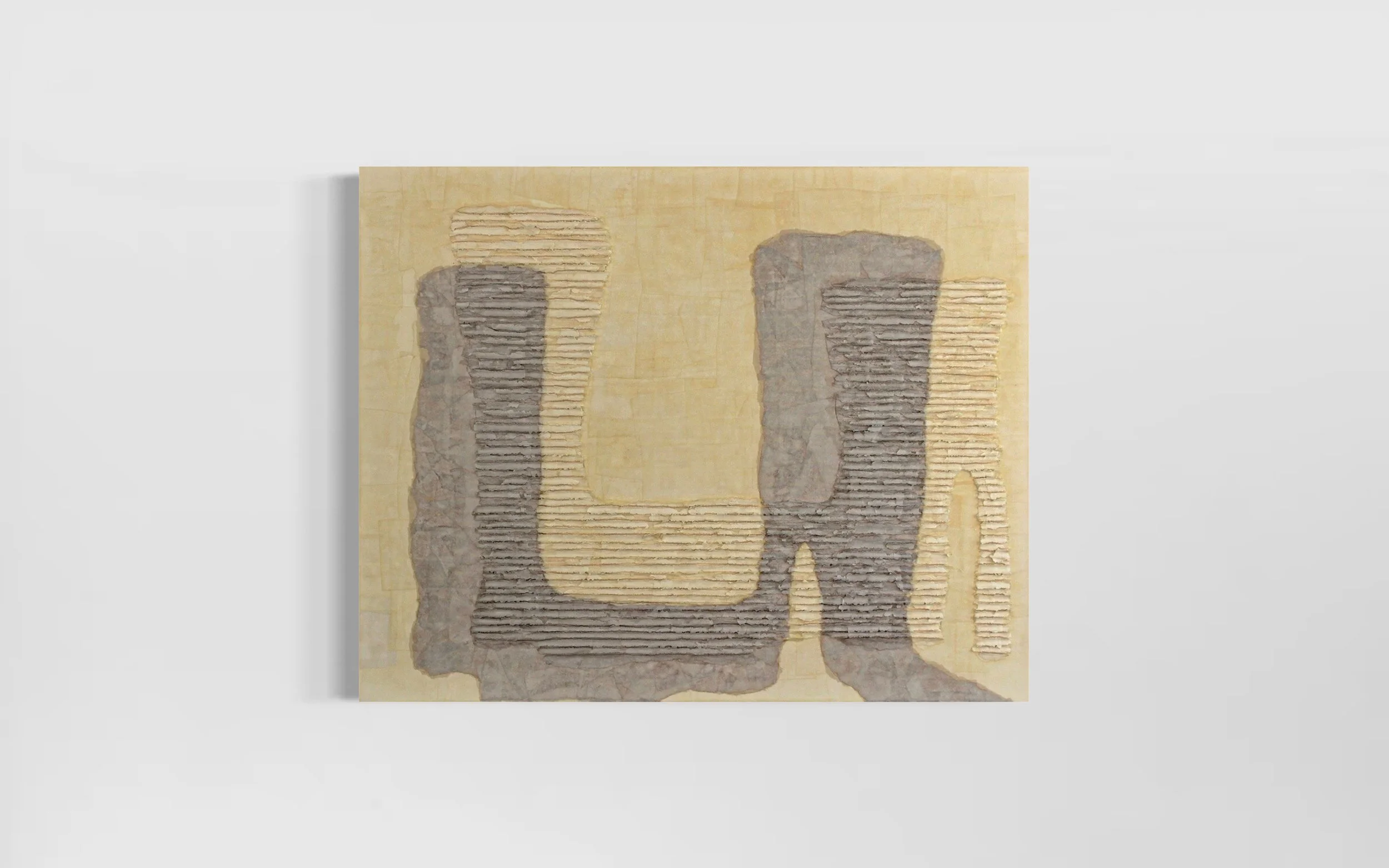 STILL HERE / 2022 / Color Paper on Canvas / 24 x 30