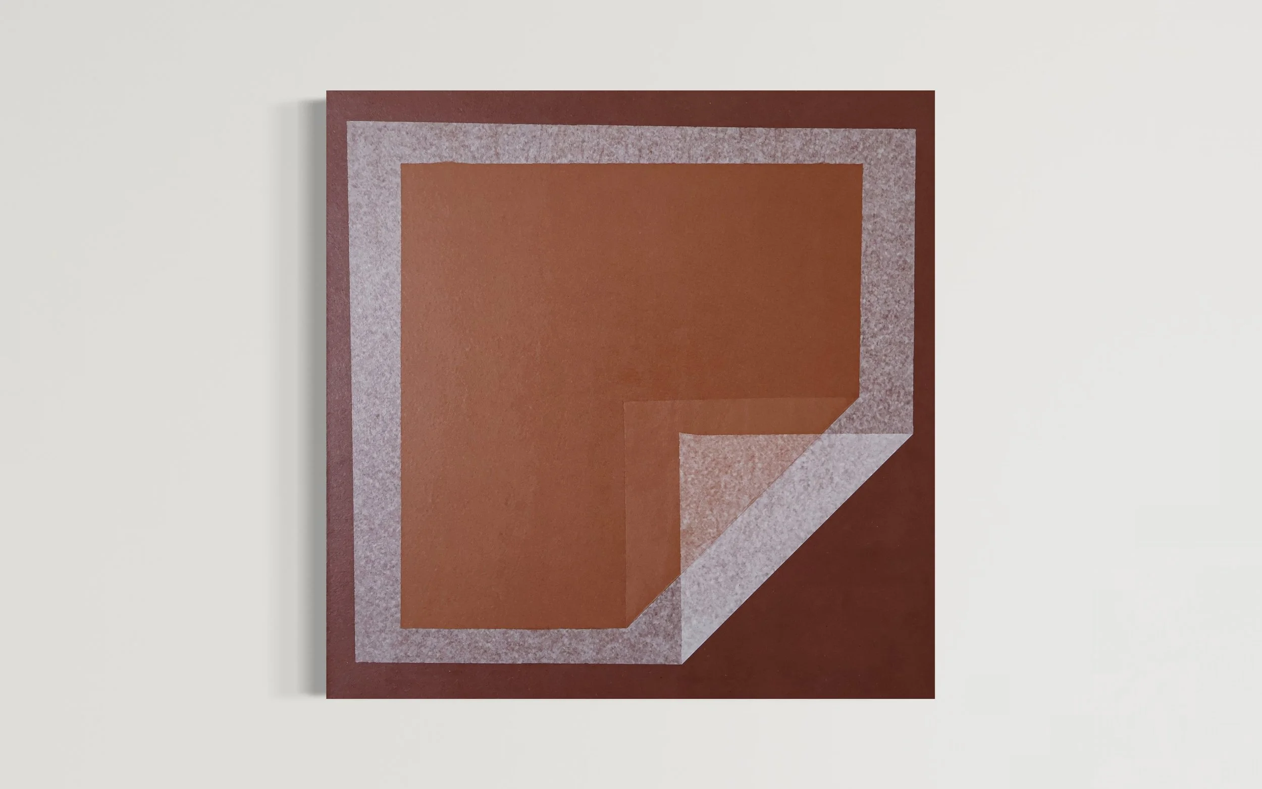 SUDDEN INTIMATION /2026/ Paper on Canvas / 30 x 30 