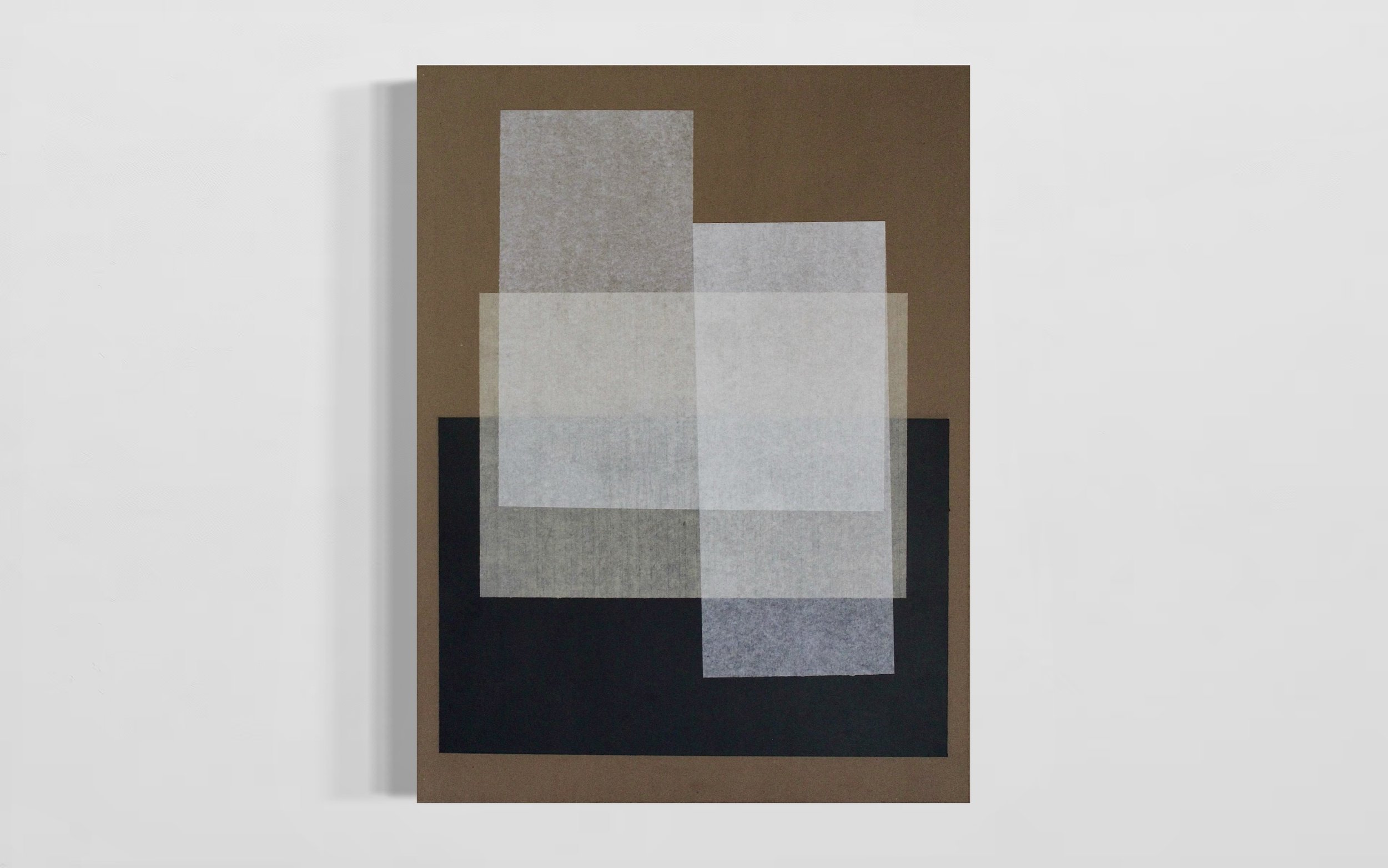 TEMPERATE REBELLION / 2026 / Color paper on canvas / 40 x 30