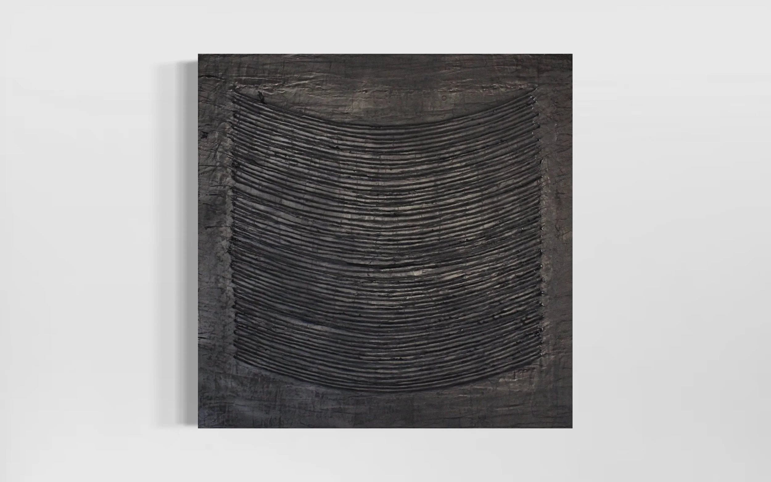 WARPED / 2021 / Color Paper on Canvas / 30 x 30