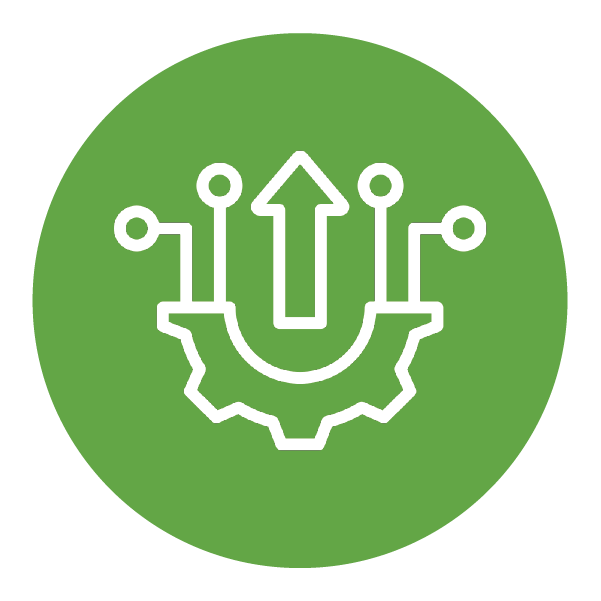 green decorative icon