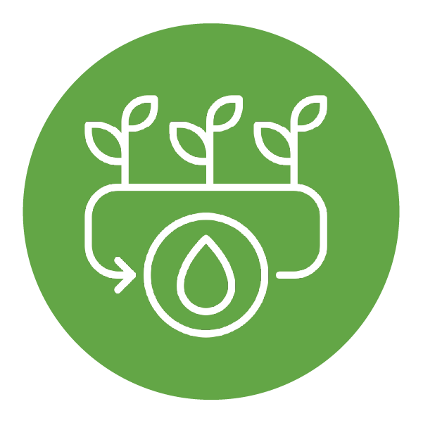 green decorative icon