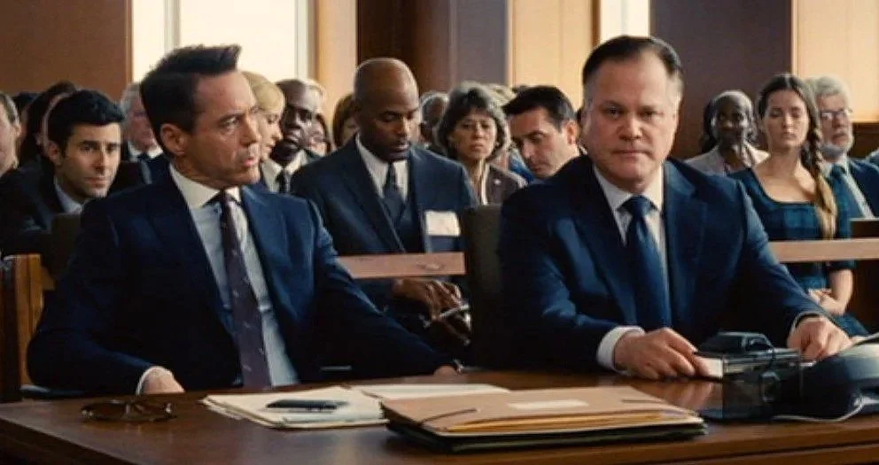 with Robert Downey Jr. in "The Judge"
