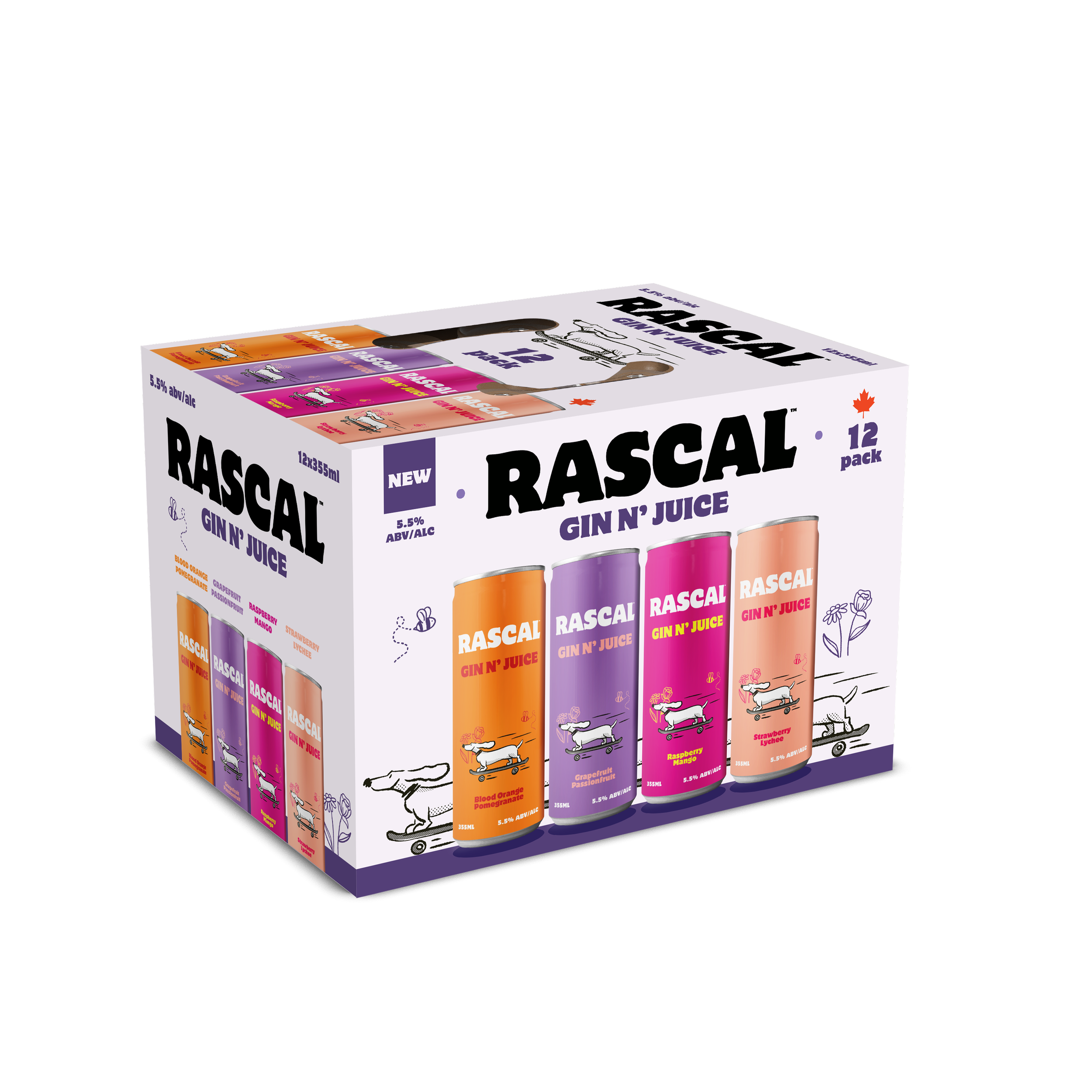 12x355ml Sleek Rascal Gin.png