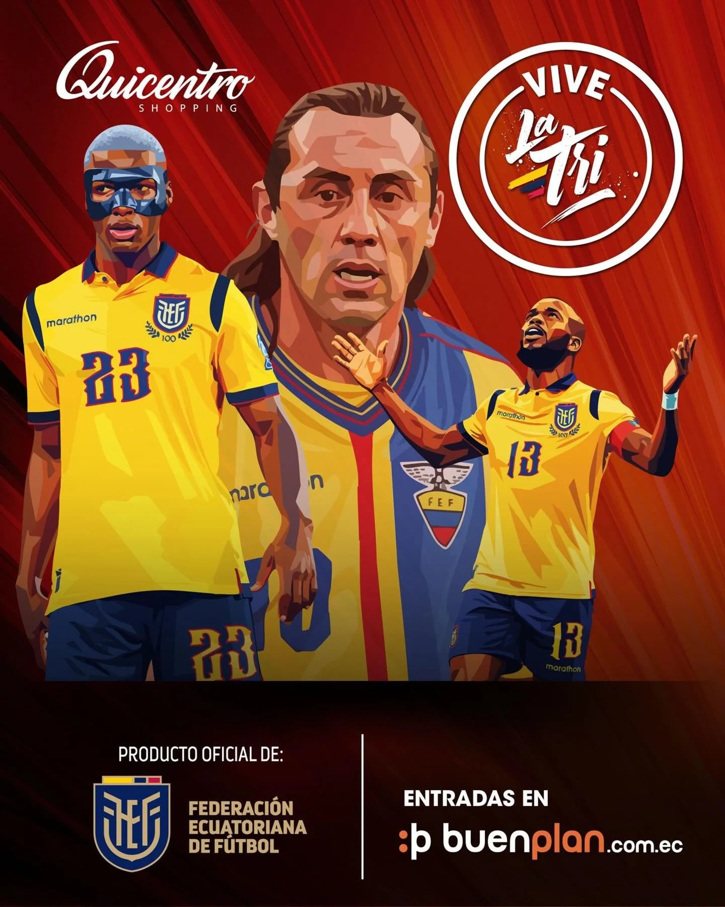 Vive la Tri es una espect&aacute;culo multimedia, una exposici&oacute;n inmersiva que cuenta la historia del f&uacute;tbol ecuatoriano desde la llegada del primer bal&oacute;n de f&uacute;tbol hasta nuestros d&iacute;as. &iexcl;Vis&iacute;tanos desde