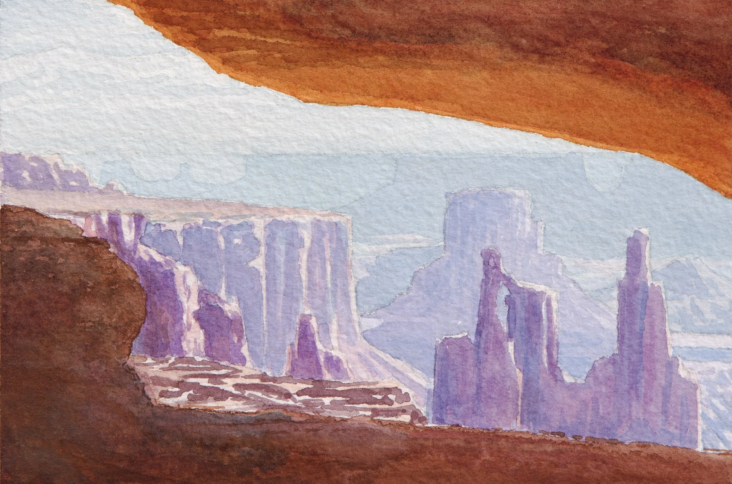 Mesa Arch - 2024,
4x6 inches,
watercolor