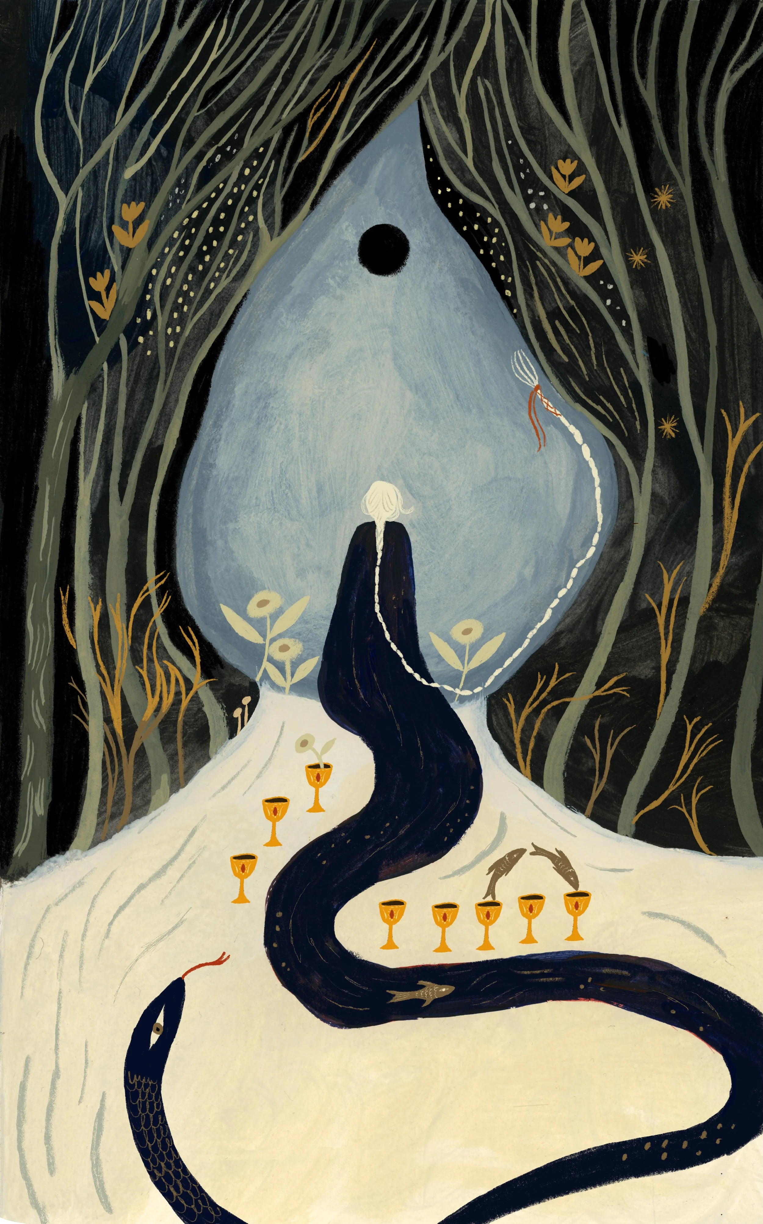 Eight of Winter cups