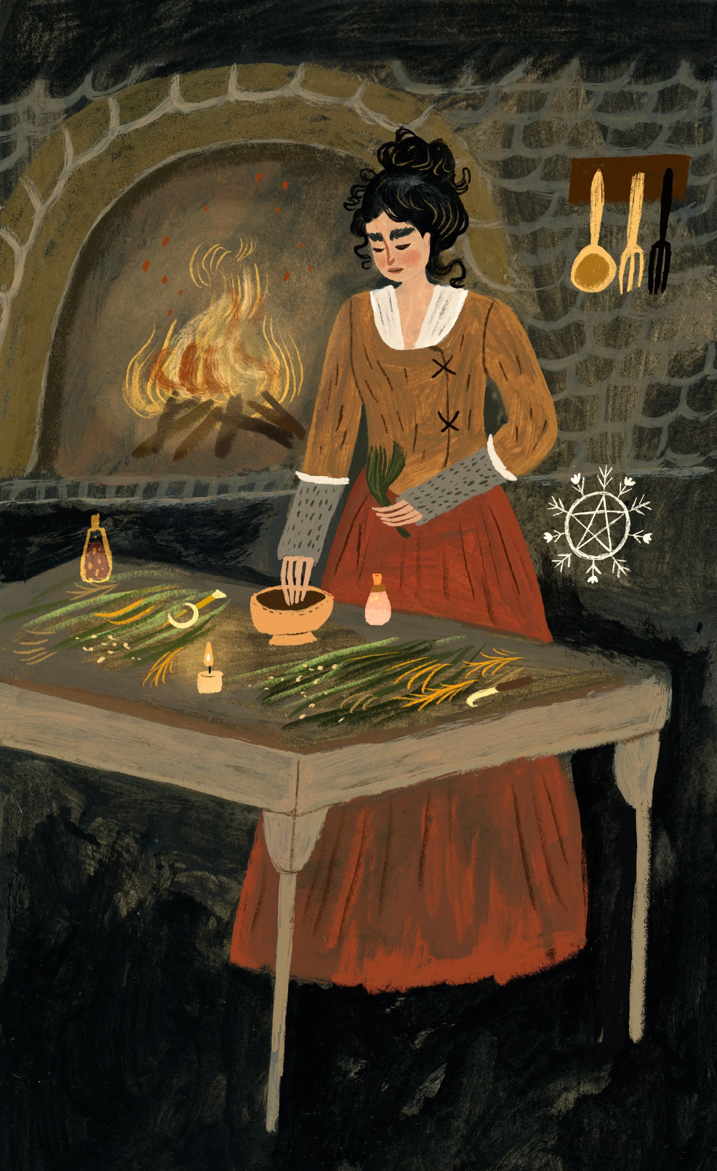 Artisan (Queen) of Winter Pentacles