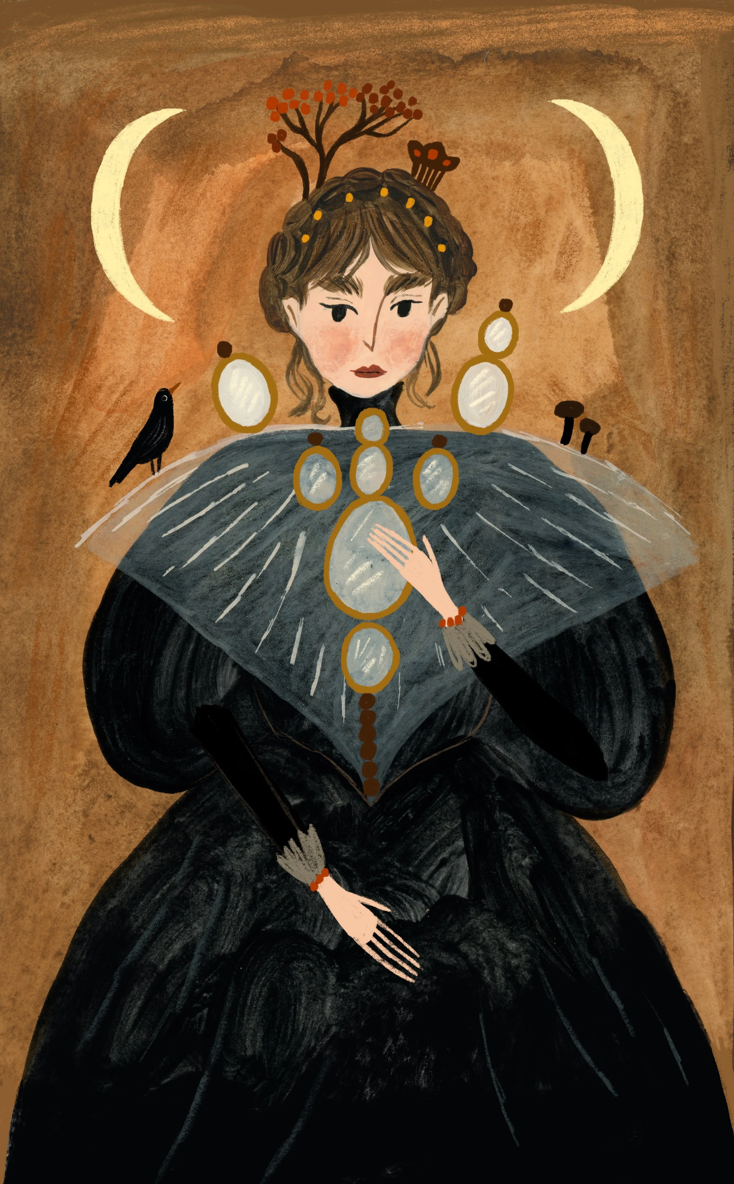 Nine of Autumn Pentacles