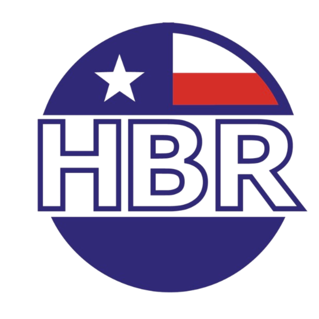 A circular logo with the word 'HUR' in stylized blue letters, a red bar, a star with a plaid pattern, and a red and blue arc at the top.