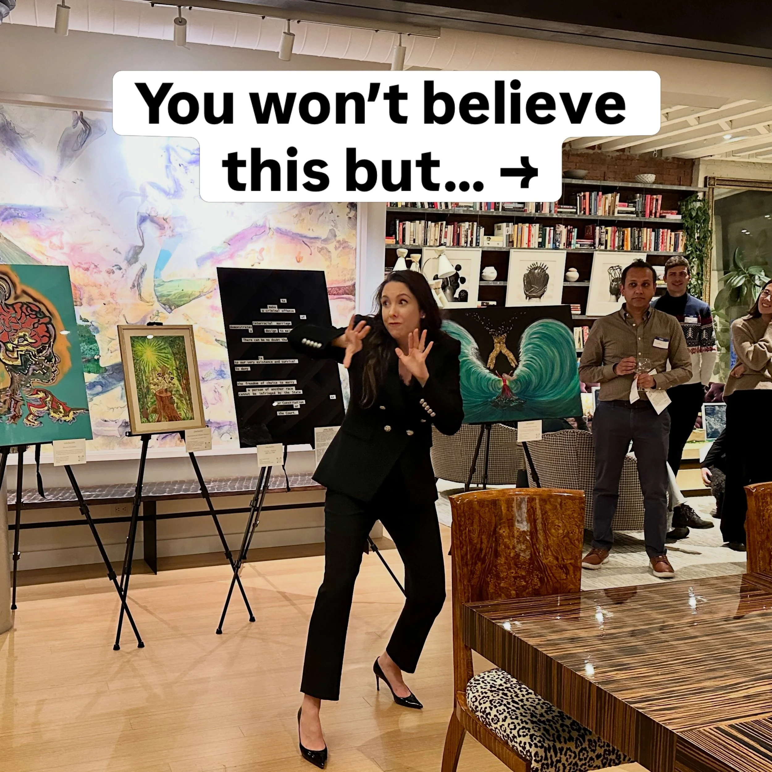 A living room?! One of my favorite auctions of last year was somewhere you wouldn&rsquo;t expect.

#auctioneer #auction #femaleauctioneer #fundraiser #art