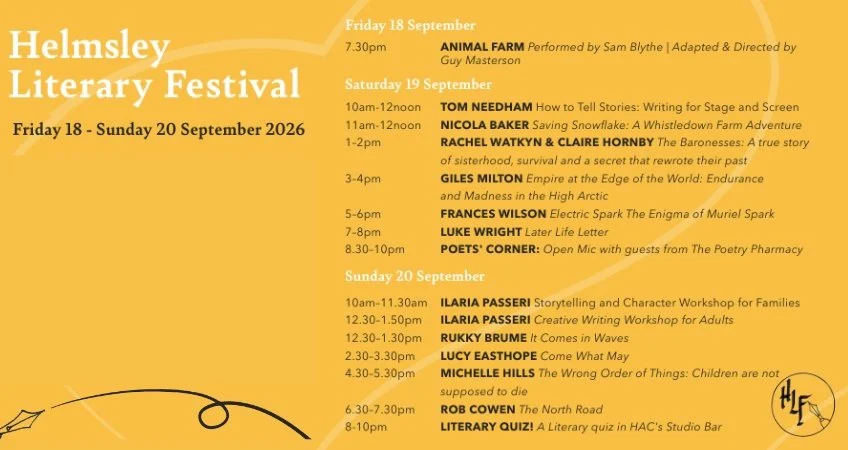Helmsley Literary Festival 2026