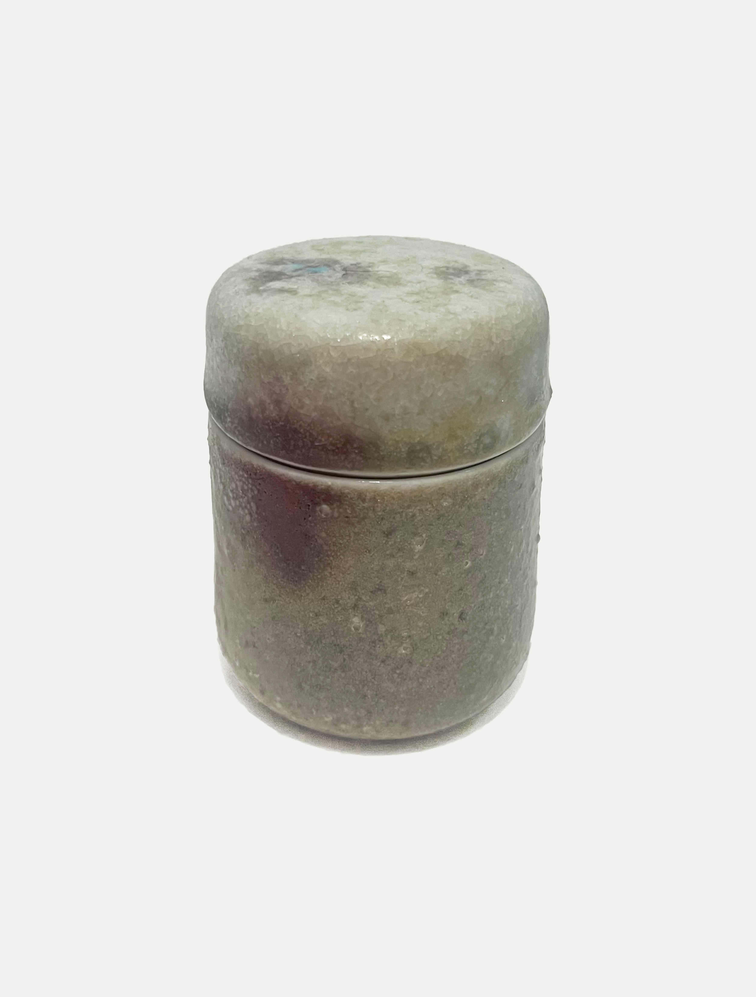 2025

shino and copper wash glazed porcelain lidded jar
manual reduction

2 x 3