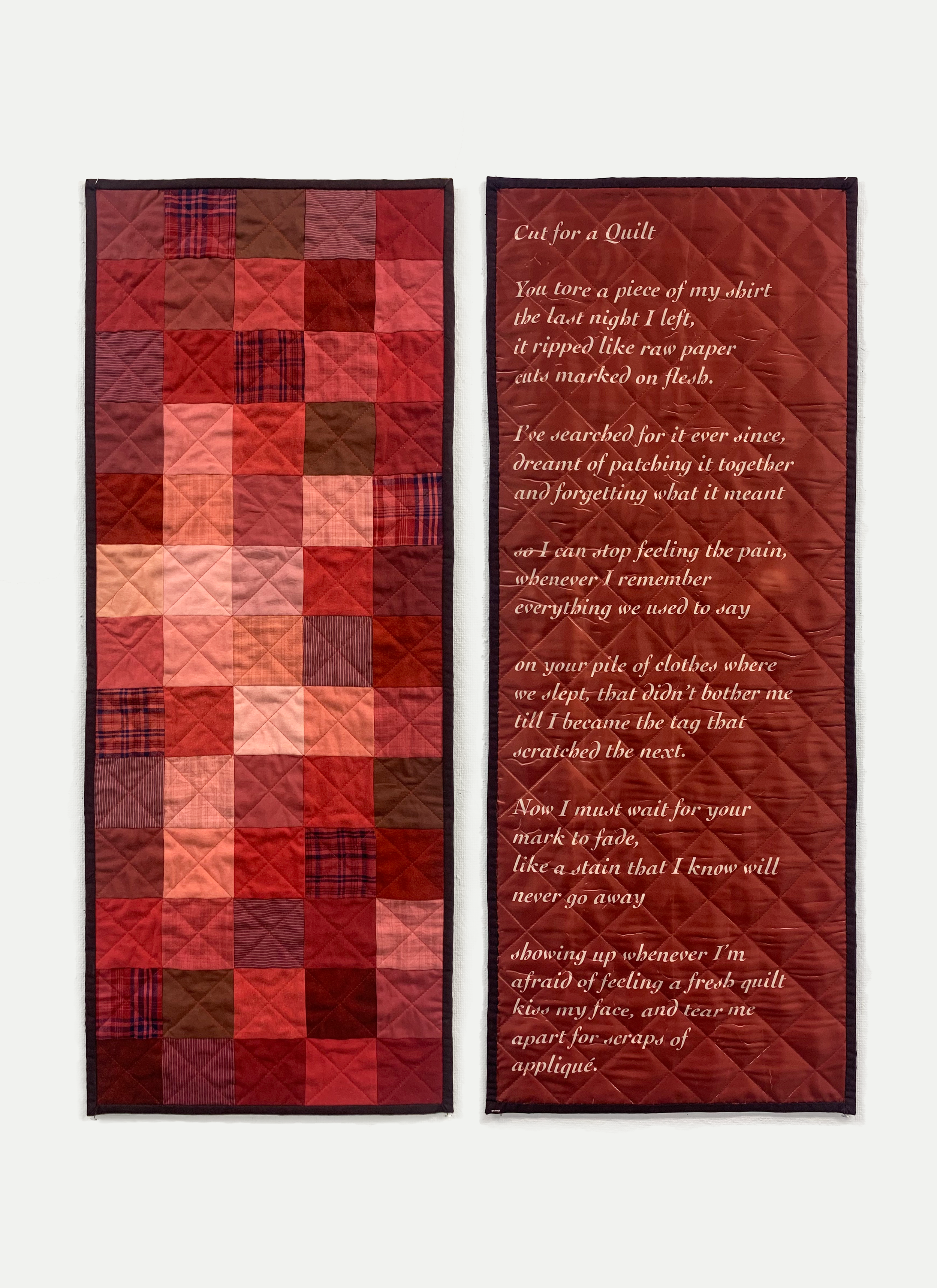 2023

cut for a quilt 

16 x 40